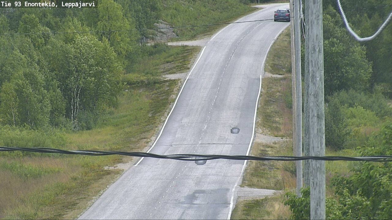 Weather Camera Image Road 93 Enontekiö, Leppäjärvi, Enontekiö, Lappi