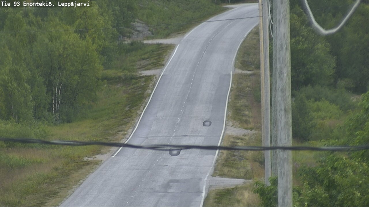 Weather Camera Image Road 93 Enontekiö, Leppäjärvi, Enontekiö, Lappi