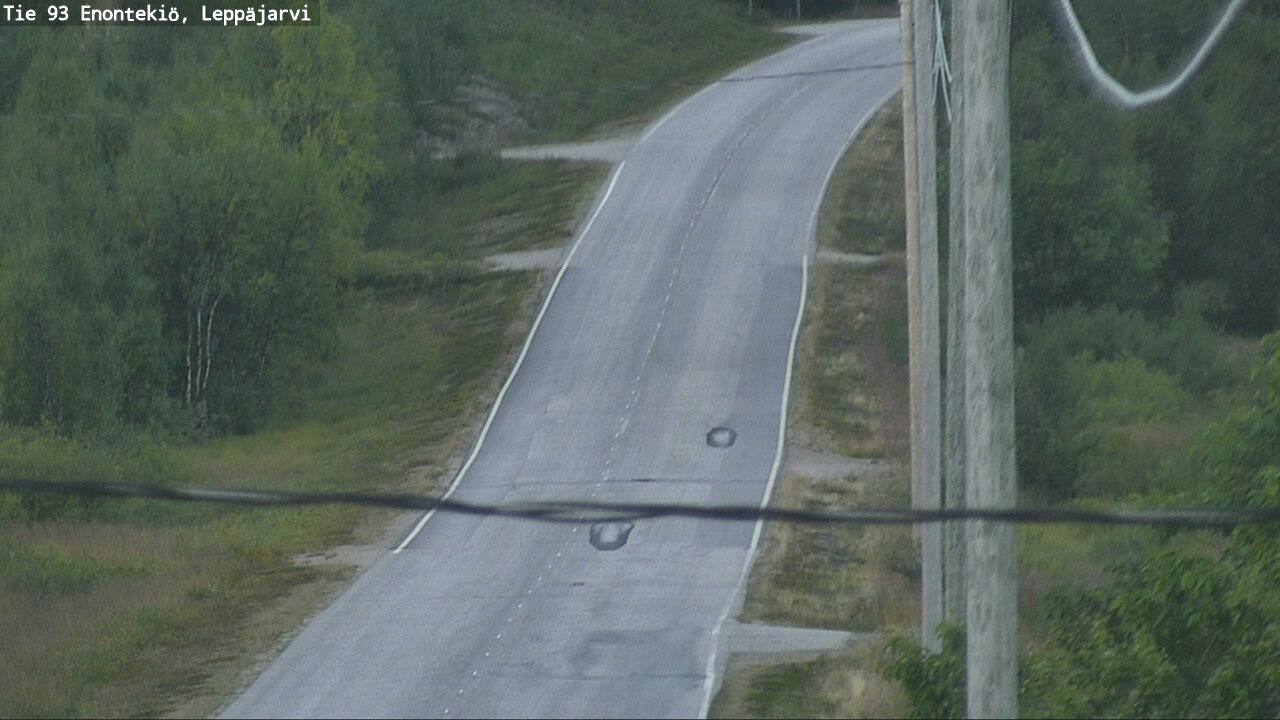 Weather Camera Image Road 93 Enontekiö, Leppäjärvi, Enontekiö, Lappi