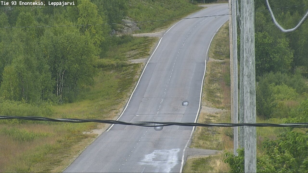 Weather Camera Image Road 93 Enontekiö, Leppäjärvi, Enontekiö, Lappi