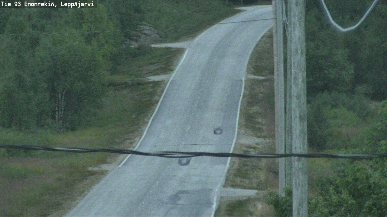 Weather Camera Image Road 93 Enontekiö, Leppäjärvi, Enontekiö, Lappi