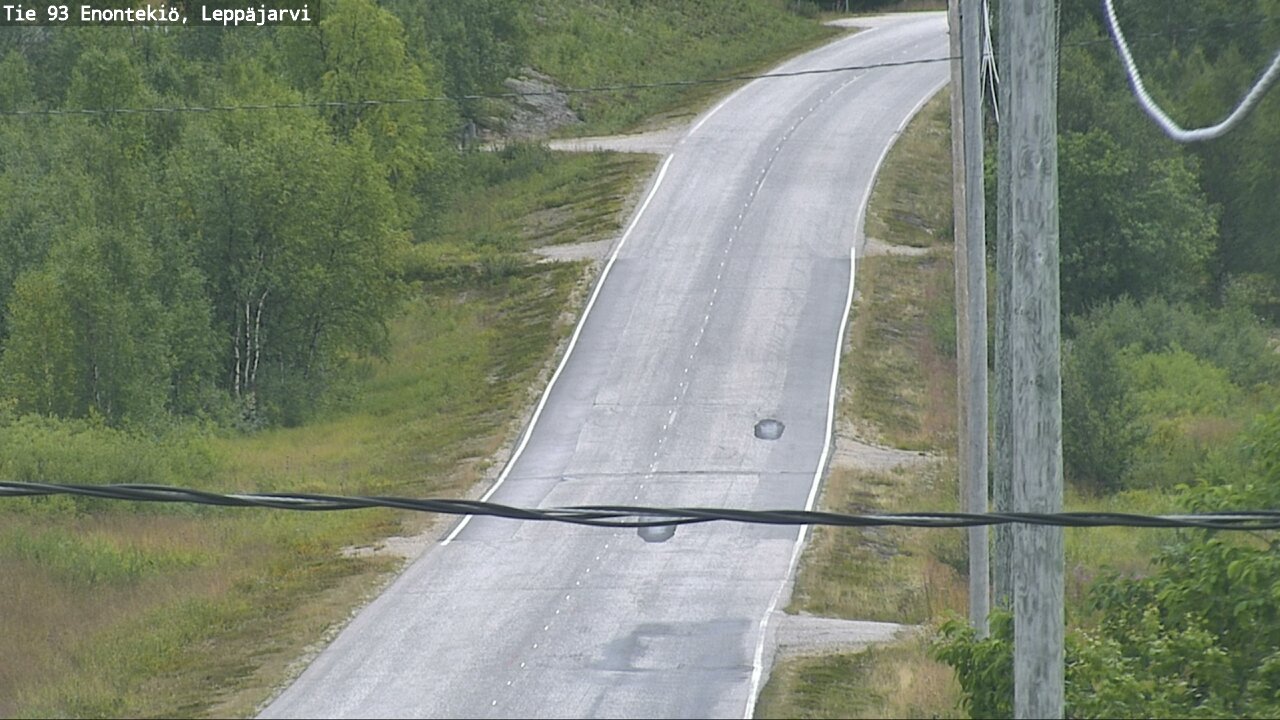 Weather Camera Image Road 93 Enontekiö, Leppäjärvi, Enontekiö, Lappi