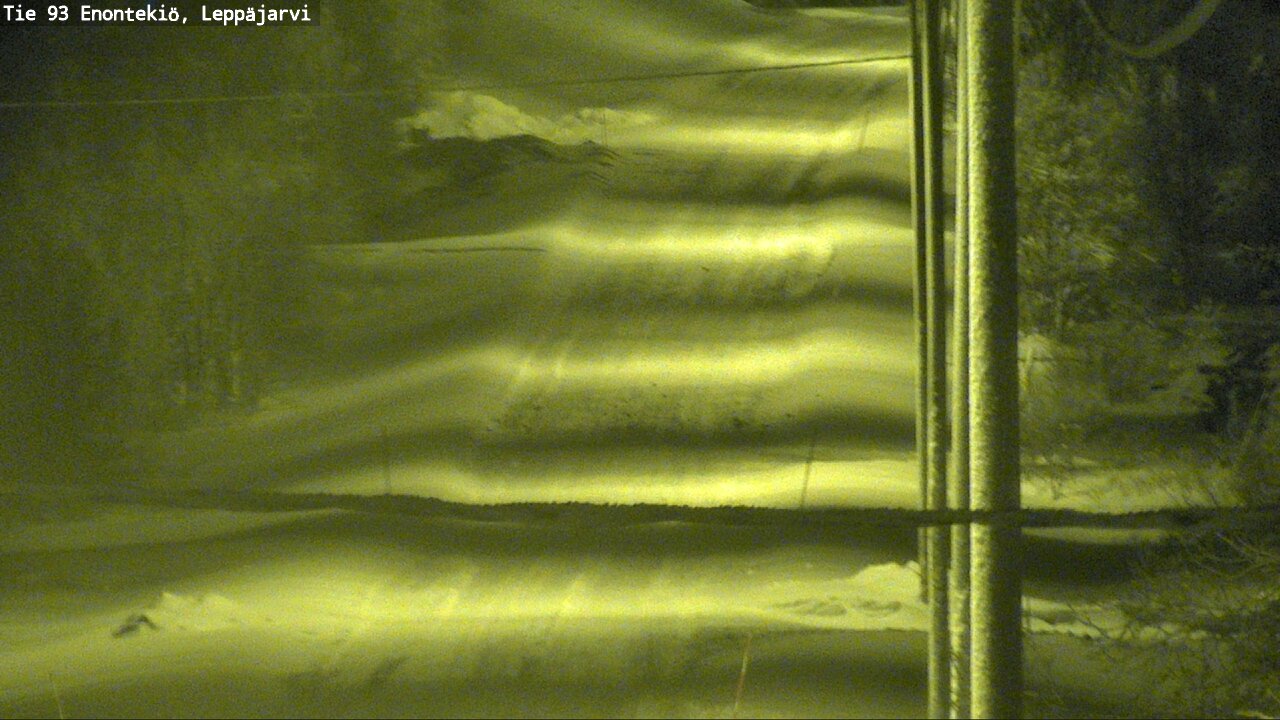 Weather Camera Image Väg 93 Enontekis, Leppäjärvi, Enontekiö, Lappi