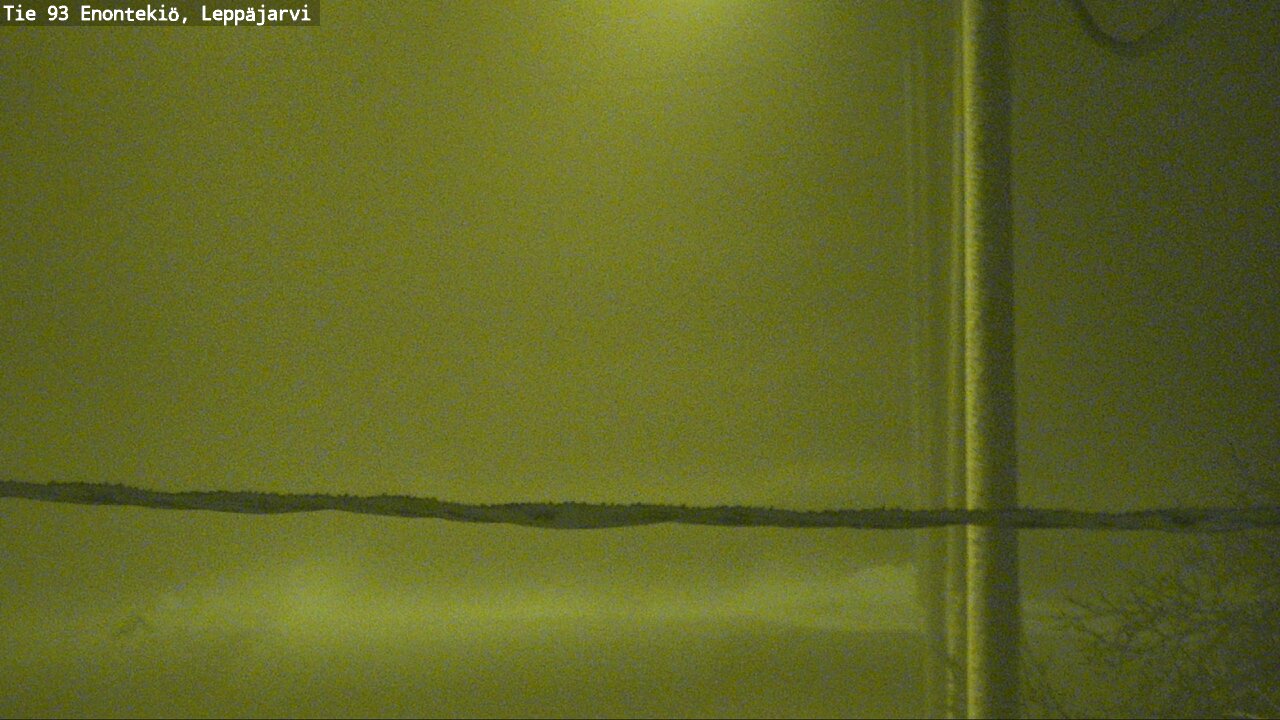 Weather Camera Image Väg 93 Enontekis, Leppäjärvi, Enontekiö, Lappi