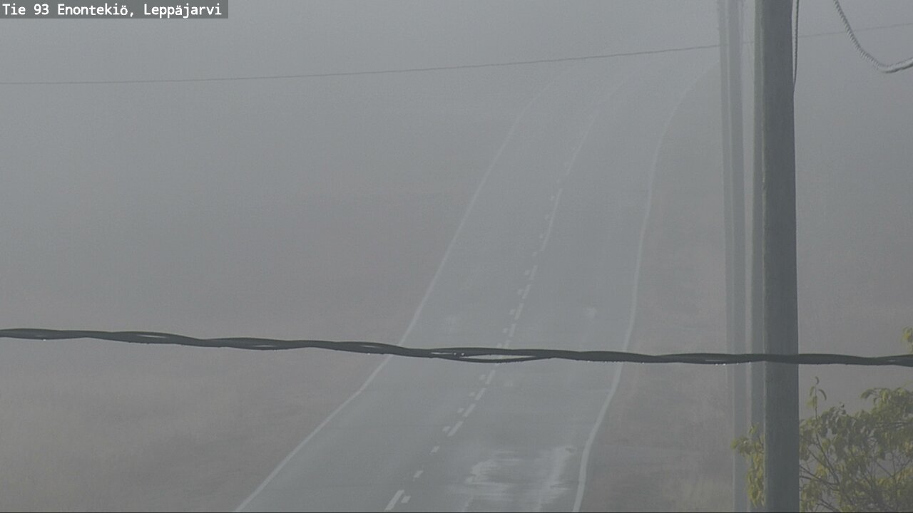 Weather Camera Image Road 93 Enontekiö, Leppäjärvi, Enontekiö, Lappi
