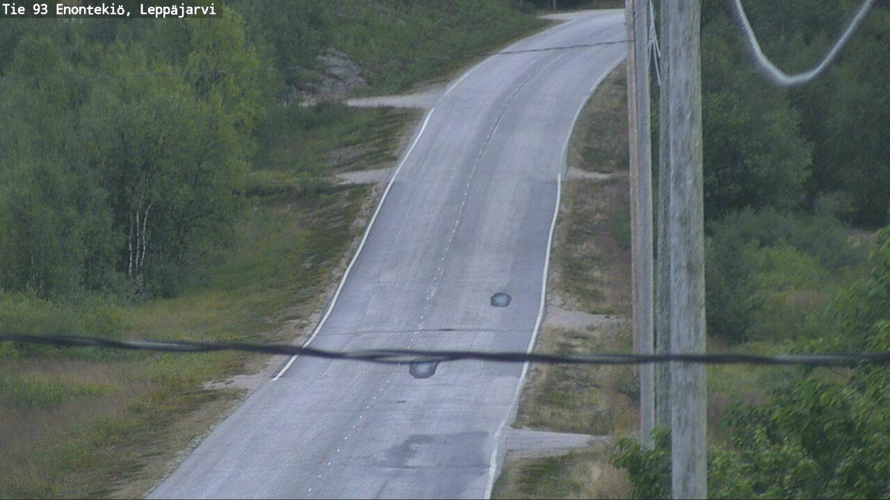 Weather Camera Image Road 93 Enontekiö, Leppäjärvi, Enontekiö, Lappi