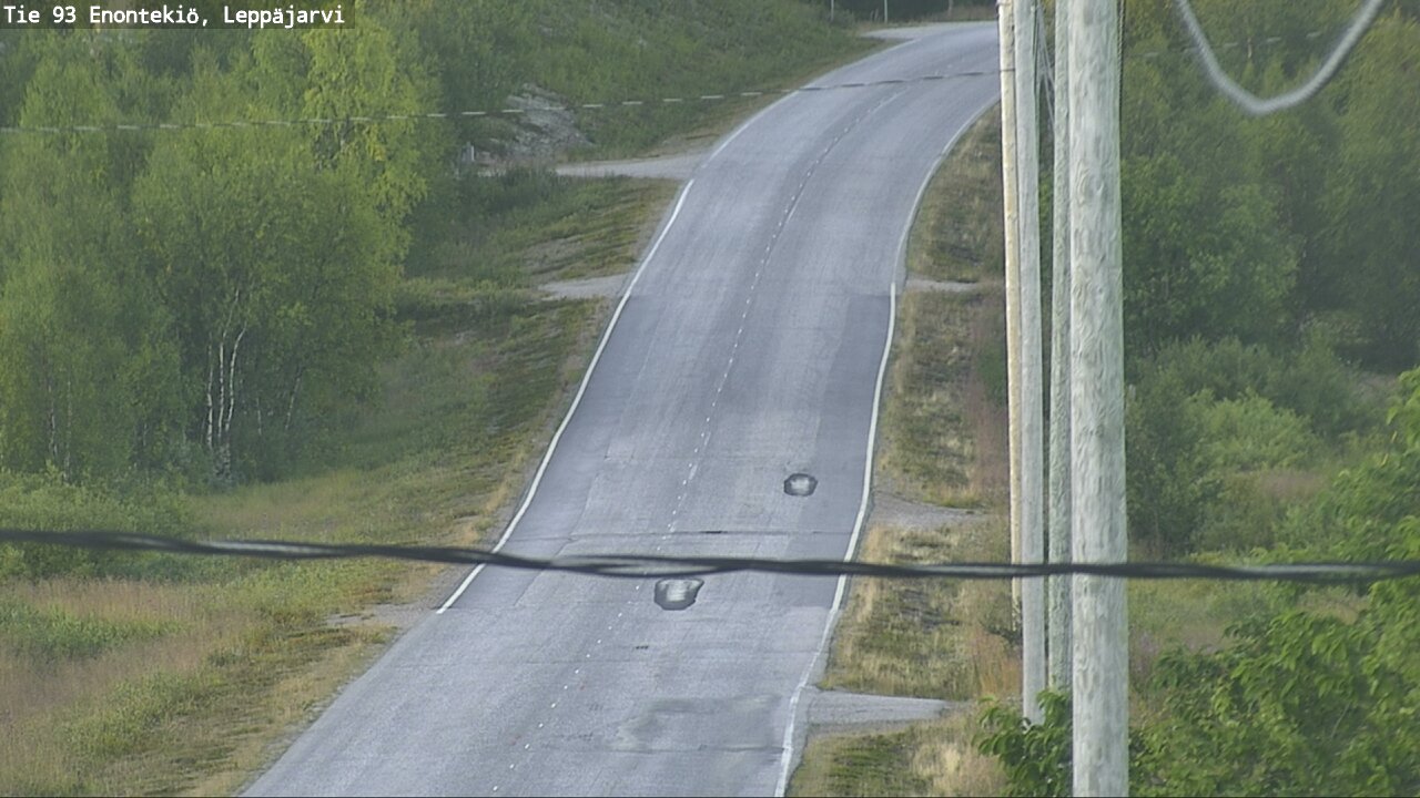 Weather Camera Image Road 93 Enontekiö, Leppäjärvi, Enontekiö, Lappi