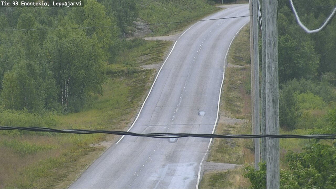 Weather Camera Image Road 93 Enontekiö, Leppäjärvi, Enontekiö, Lappi