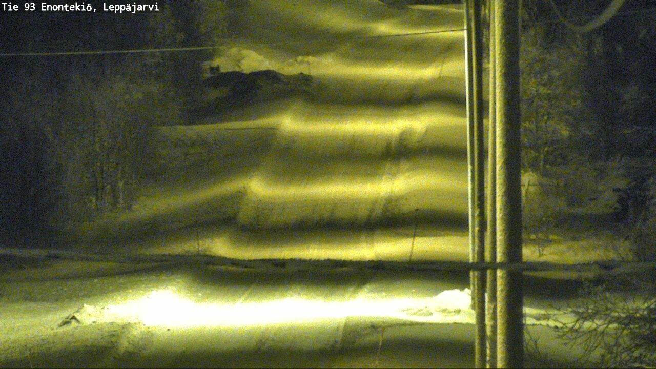 Weather Camera Image Väg 93 Enontekis, Leppäjärvi, Enontekiö, Lappi