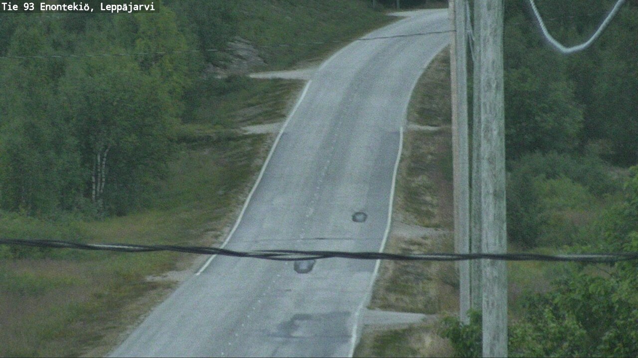 Weather Camera Image Road 93 Enontekiö, Leppäjärvi, Enontekiö, Lappi