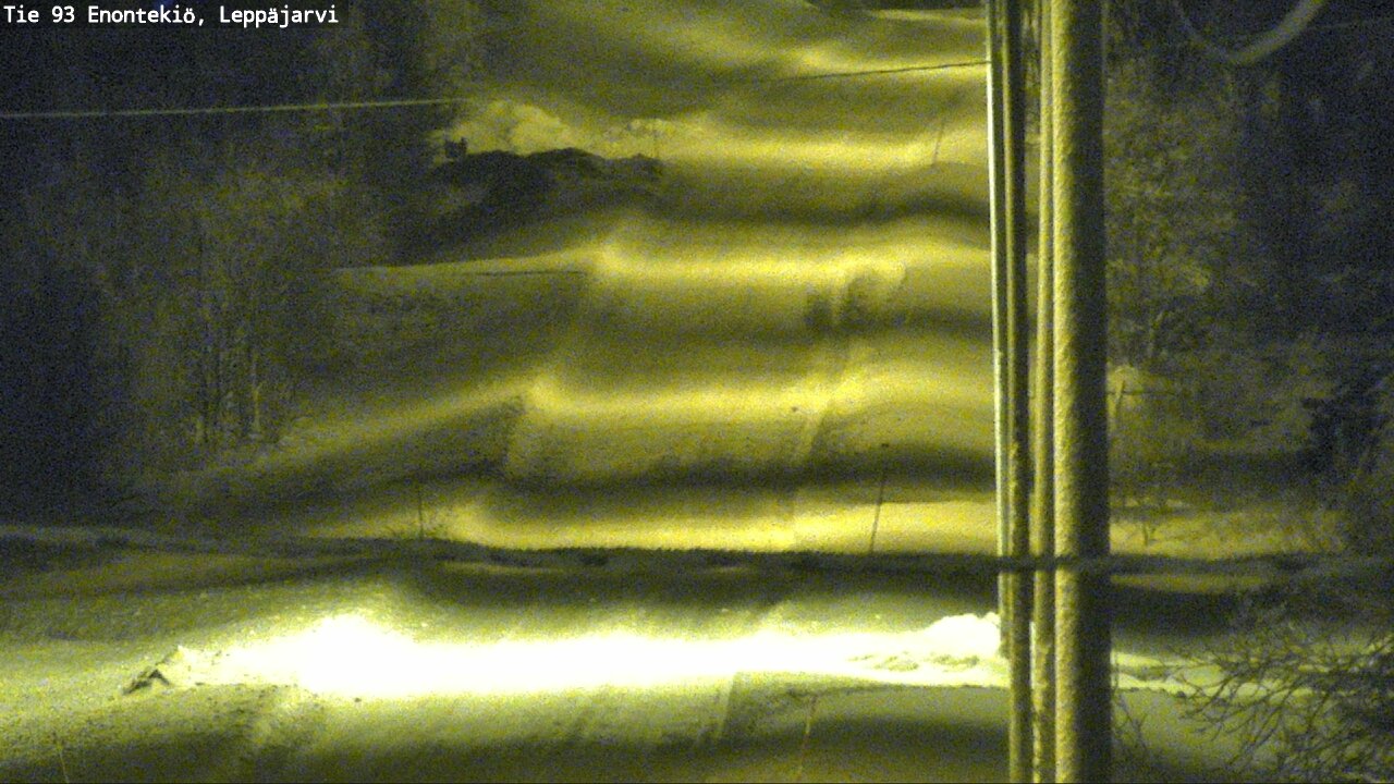 Weather Camera Image Väg 93 Enontekis, Leppäjärvi, Enontekiö, Lappi