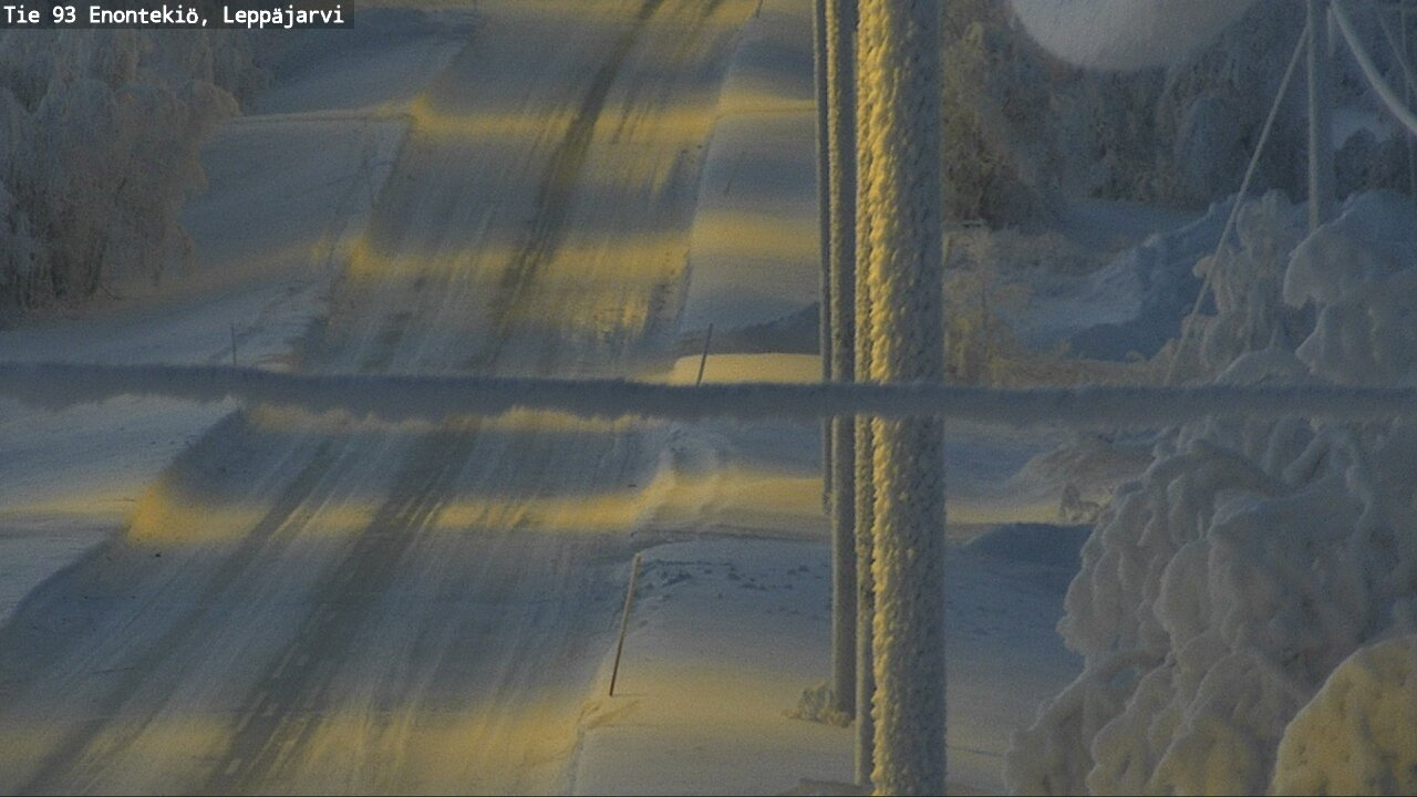 Kelikamerat Kuva Tie 93 Enontekiö, Leppäjärvi, Enontekiö, Lappi