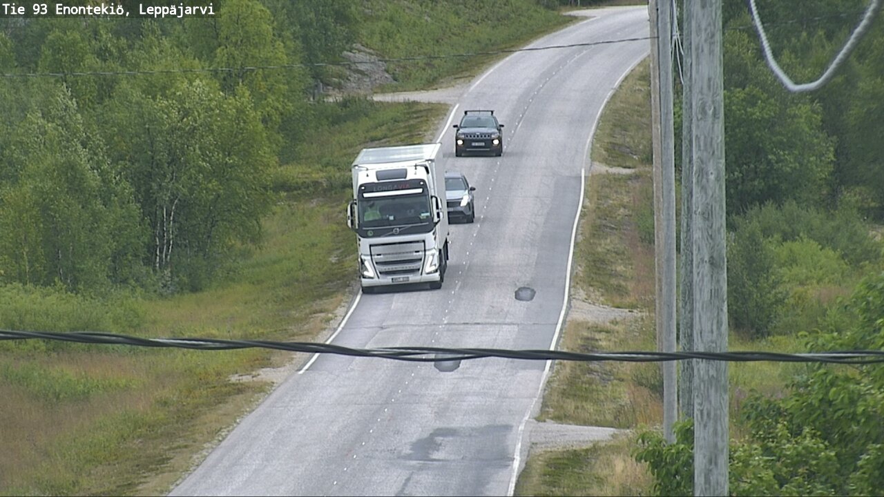 Weather Camera Image Road 93 Enontekiö, Leppäjärvi, Enontekiö, Lappi