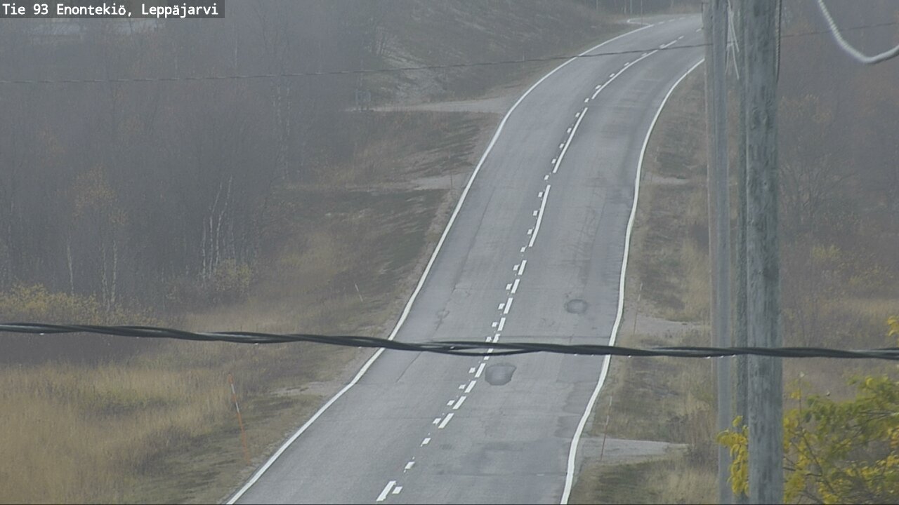 Weather Camera Image Road 93 Enontekiö, Leppäjärvi, Enontekiö, Lappi