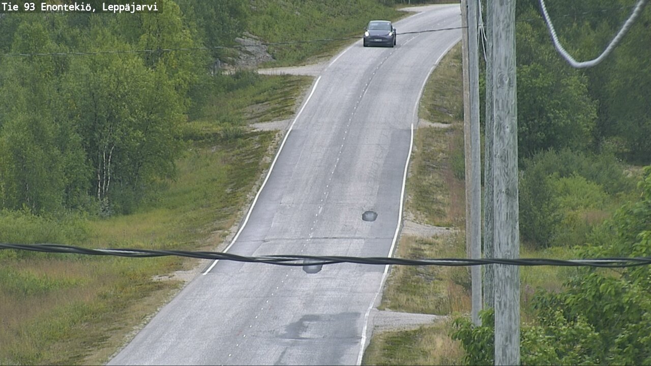 Weather Camera Image Road 93 Enontekiö, Leppäjärvi, Enontekiö, Lappi