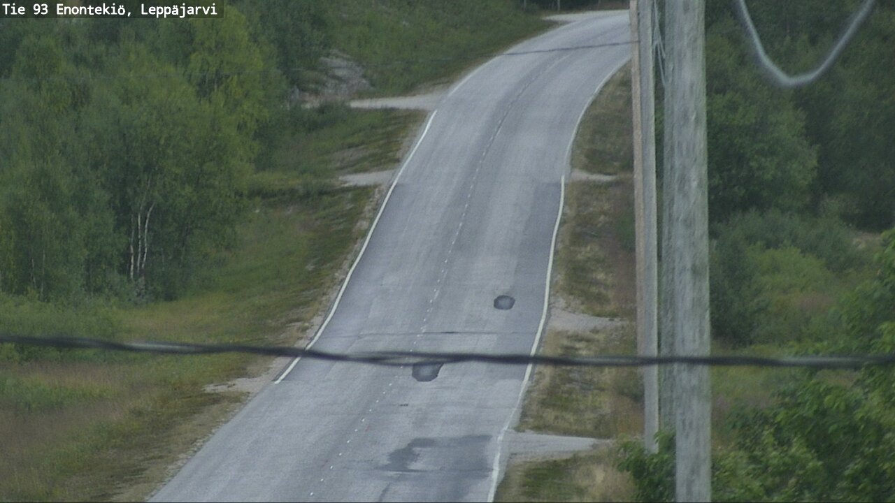 Weather Camera Image Road 93 Enontekiö, Leppäjärvi, Enontekiö, Lappi