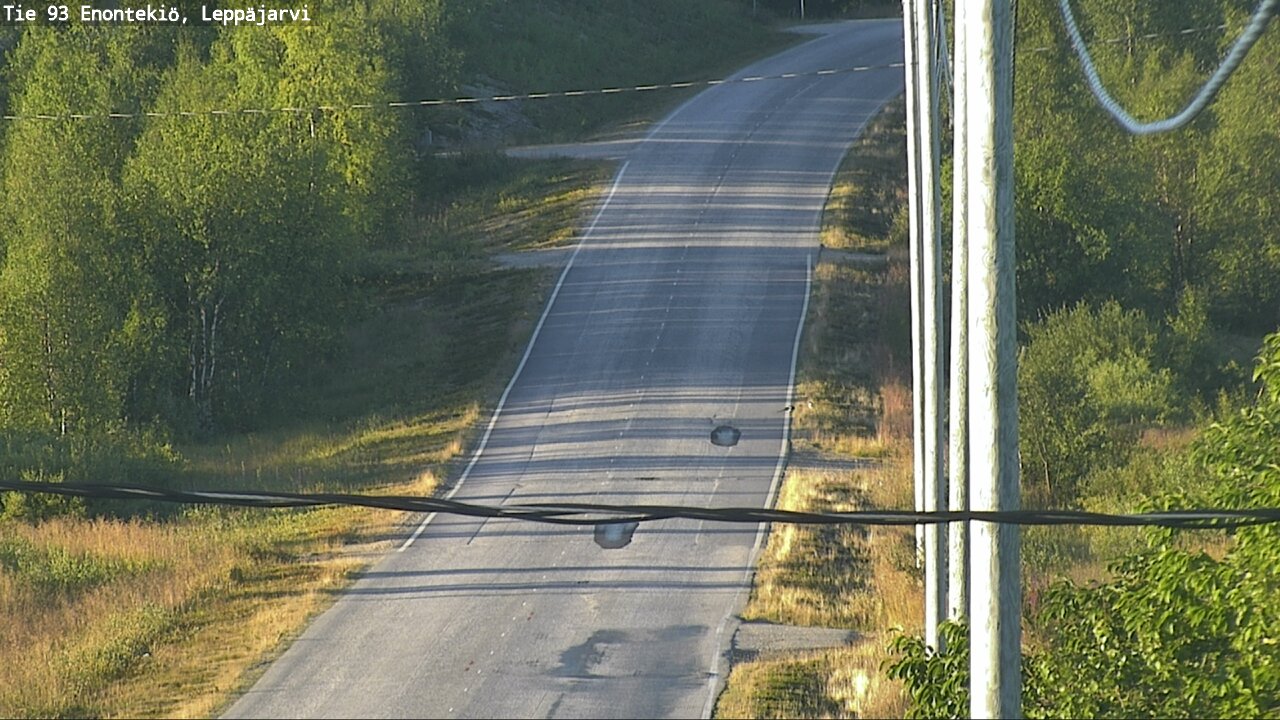 Weather Camera Image Road 93 Enontekiö, Leppäjärvi, Enontekiö, Lappi