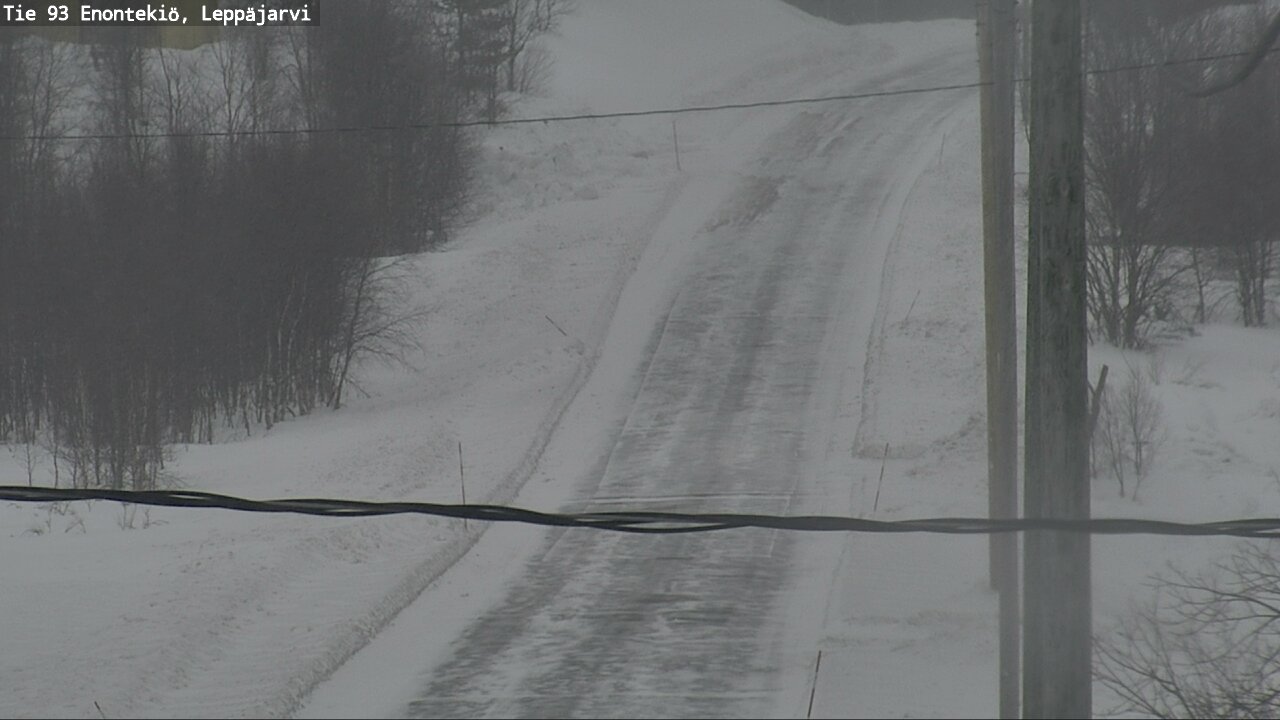 Weather Camera Image Road 93 Enontekiö, Leppäjärvi, Enontekiö, Lappi