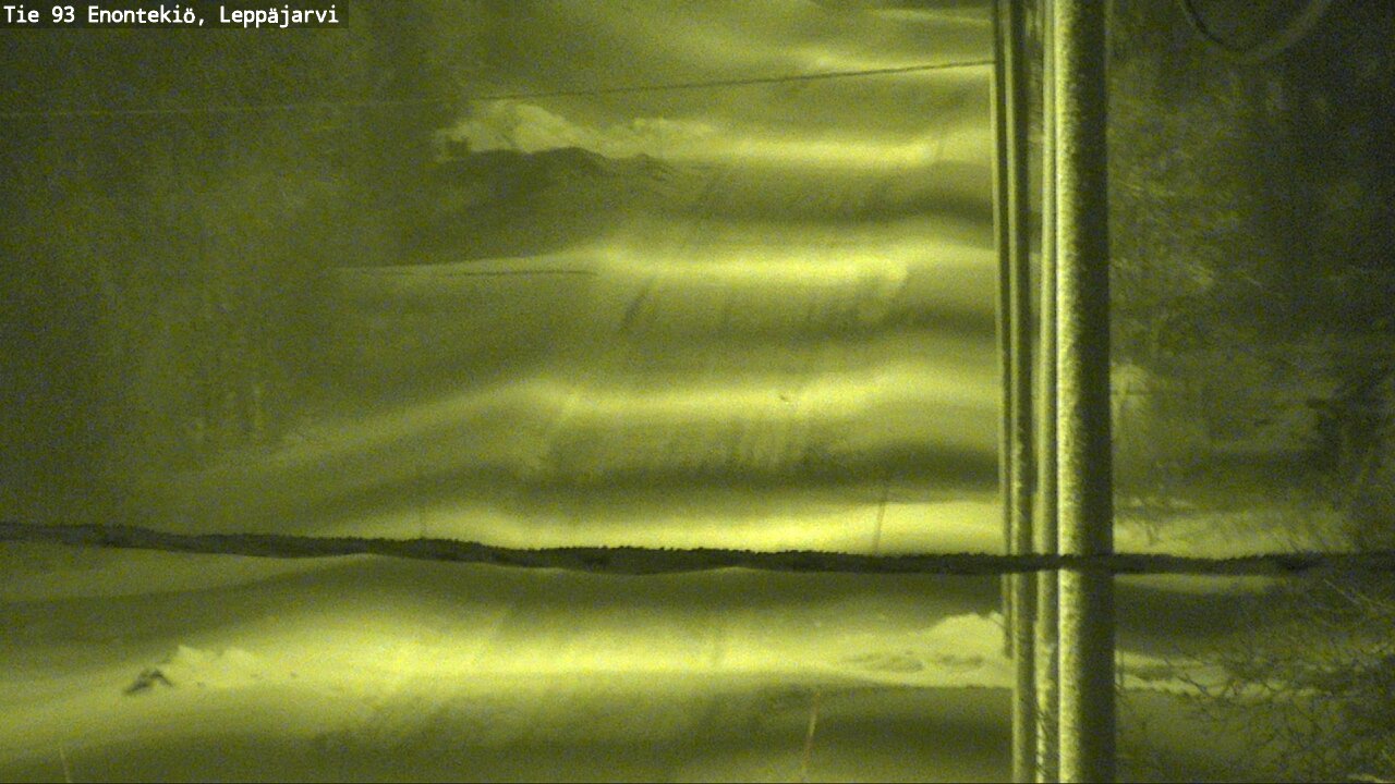 Weather Camera Image Väg 93 Enontekis, Leppäjärvi, Enontekiö, Lappi