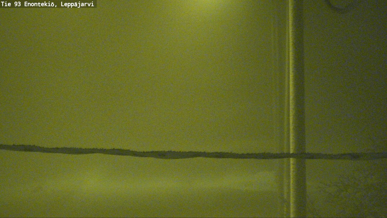 Weather Camera Image Väg 93 Enontekis, Leppäjärvi, Enontekiö, Lappi
