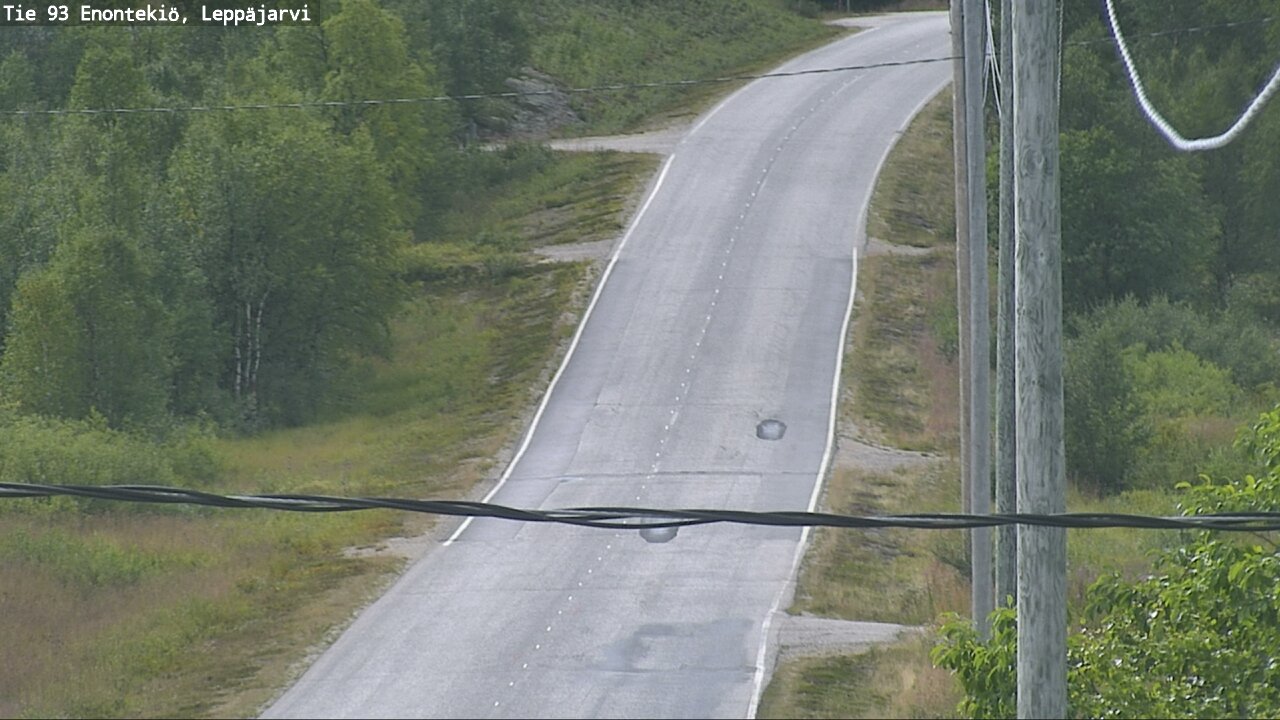 Weather Camera Image Road 93 Enontekiö, Leppäjärvi, Enontekiö, Lappi
