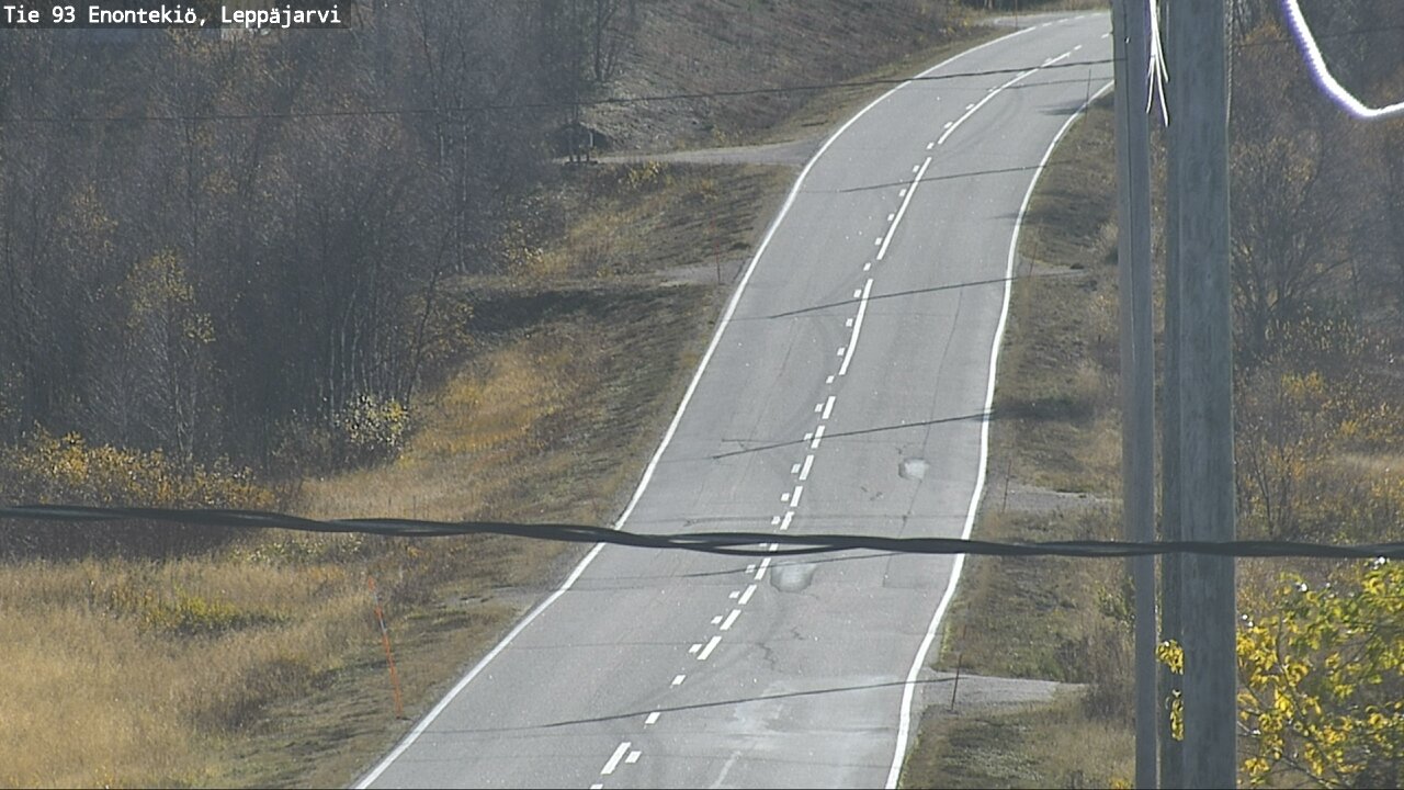 Weather Camera Image Road 93 Enontekiö, Leppäjärvi, Enontekiö, Lappi
