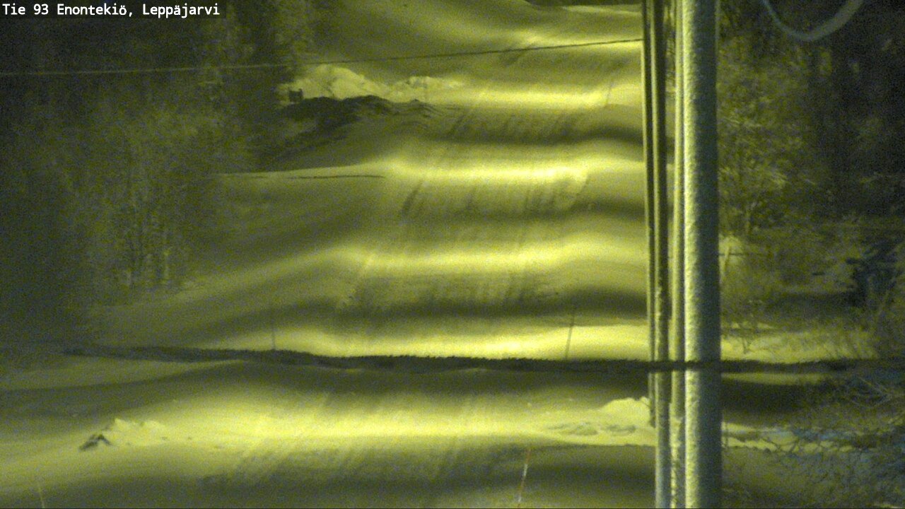 Weather Camera Image Väg 93 Enontekis, Leppäjärvi, Enontekiö, Lappi
