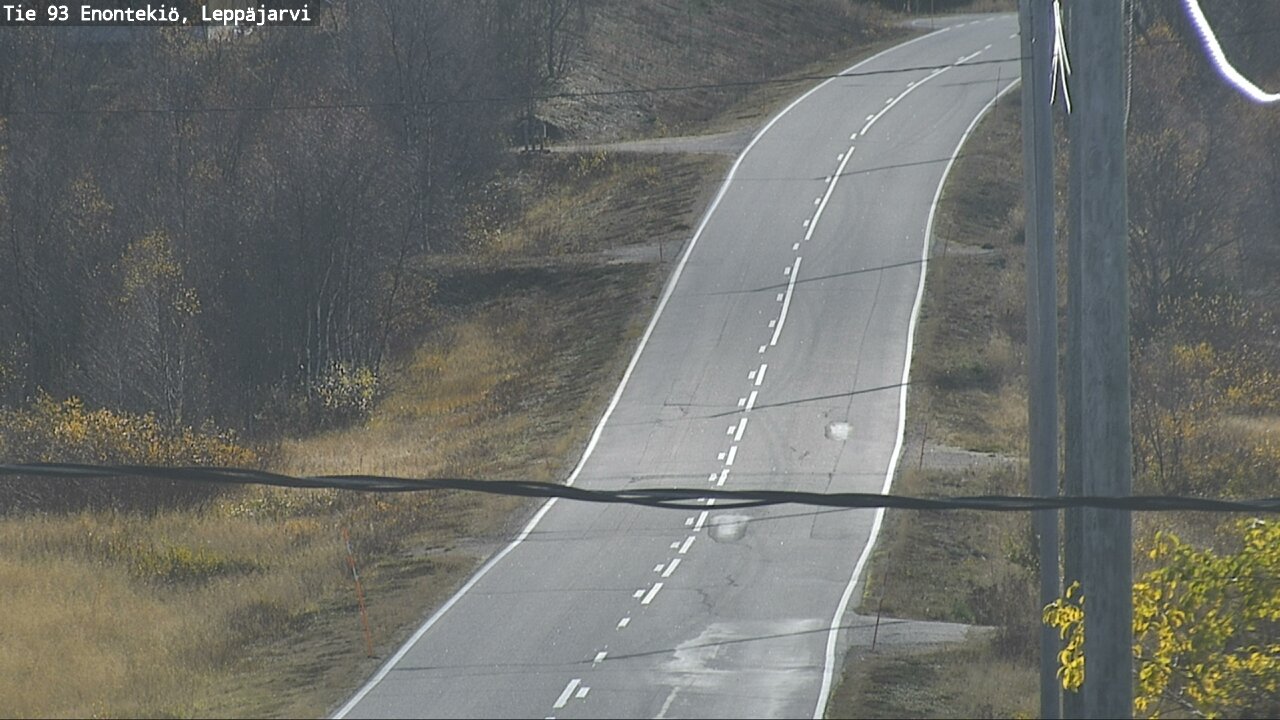 Weather Camera Image Road 93 Enontekiö, Leppäjärvi, Enontekiö, Lappi