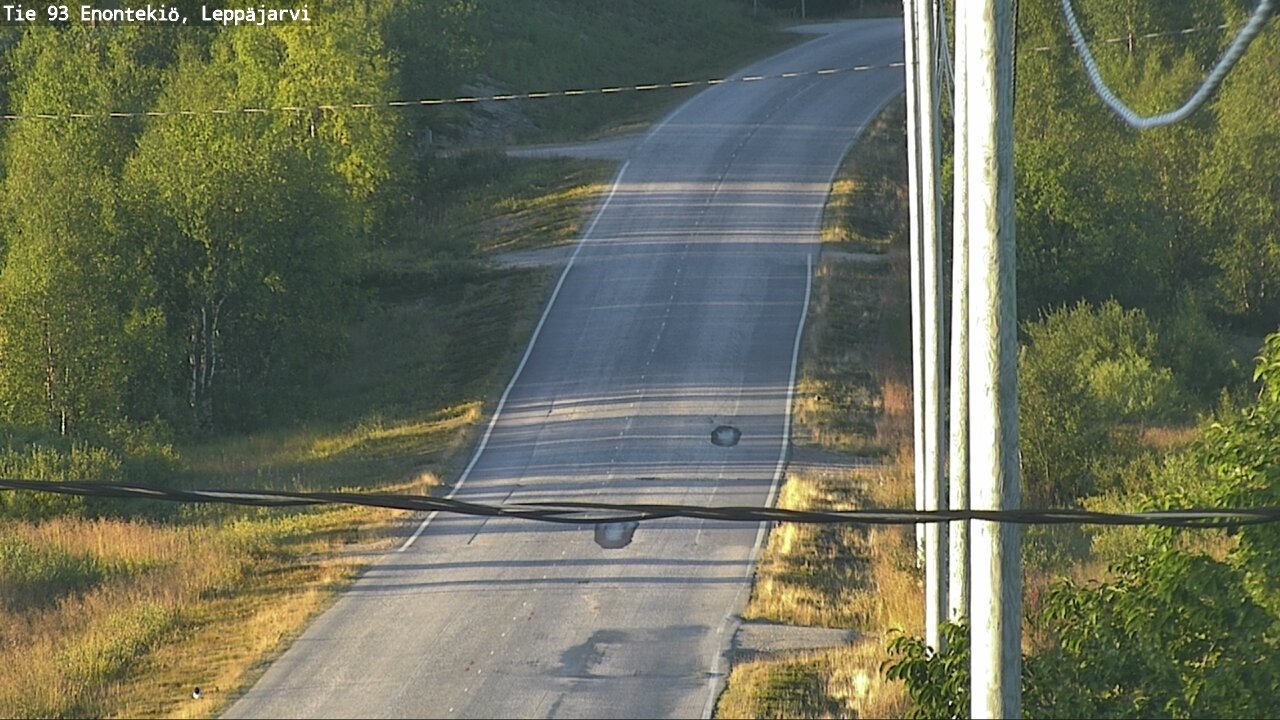 Weather Camera Image Road 93 Enontekiö, Leppäjärvi, Enontekiö, Lappi