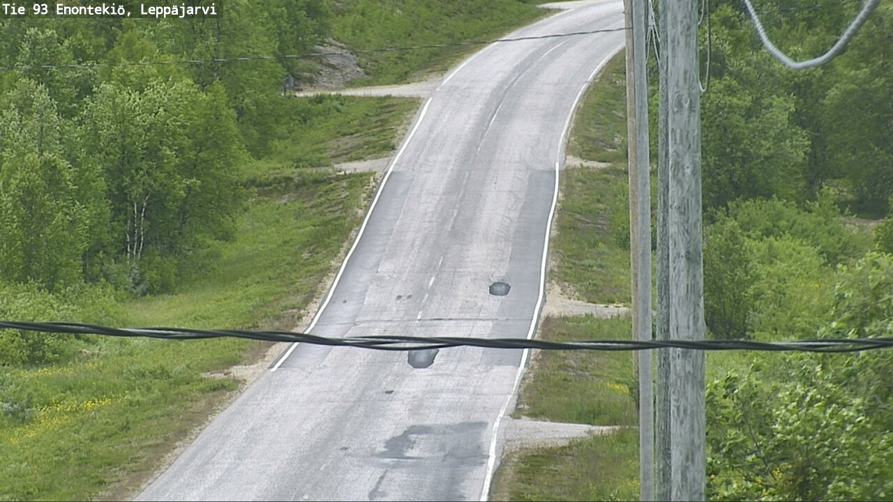 Weather Camera Image Road 93 Enontekiö, Leppäjärvi, Enontekiö, Lappi