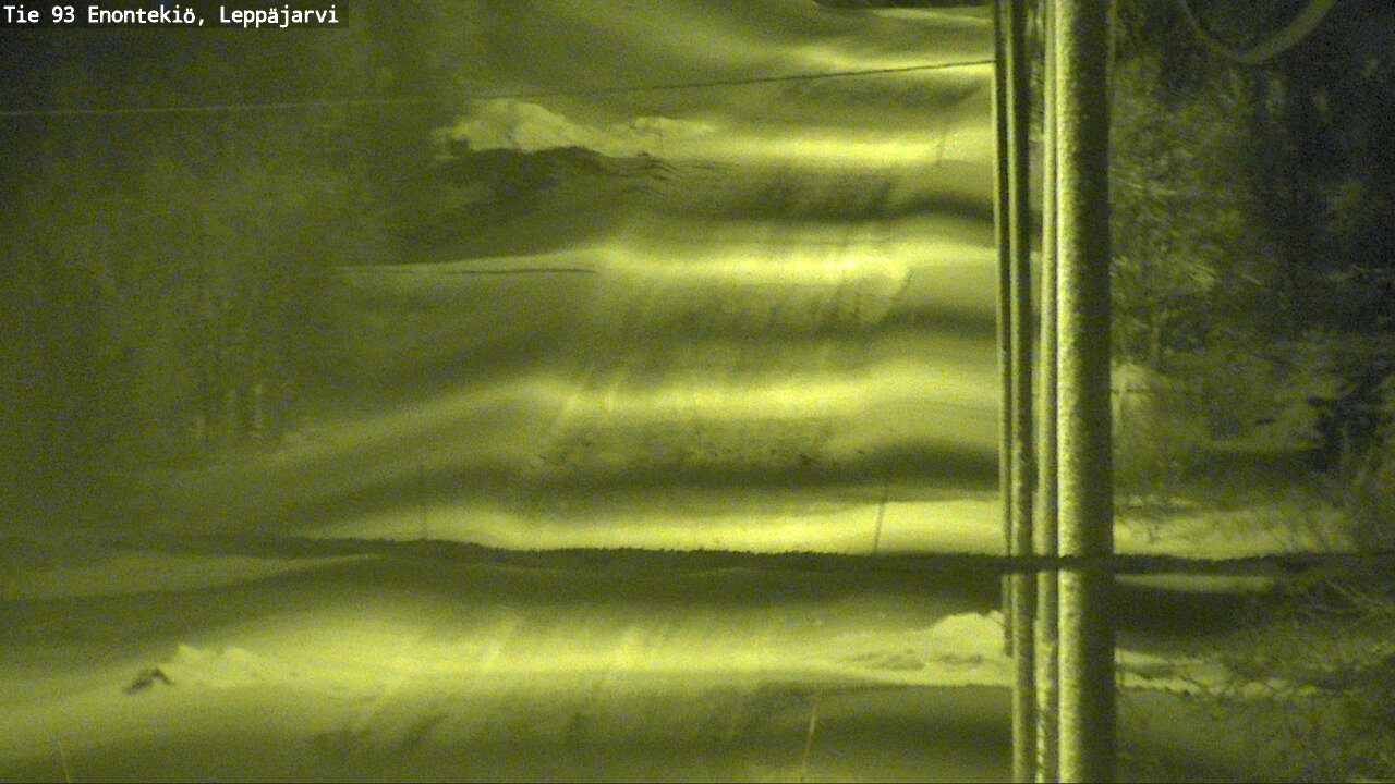 Weather Camera Image Väg 93 Enontekis, Leppäjärvi, Enontekiö, Lappi
