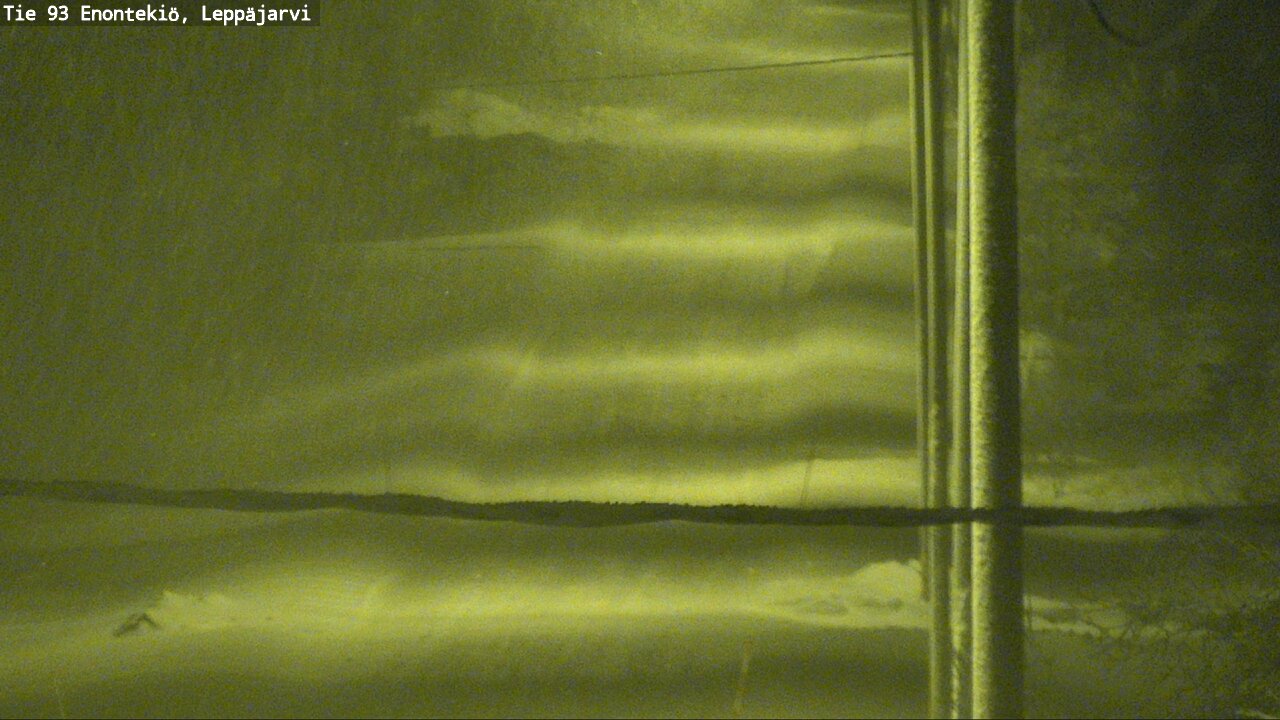 Weather Camera Image Väg 93 Enontekis, Leppäjärvi, Enontekiö, Lappi