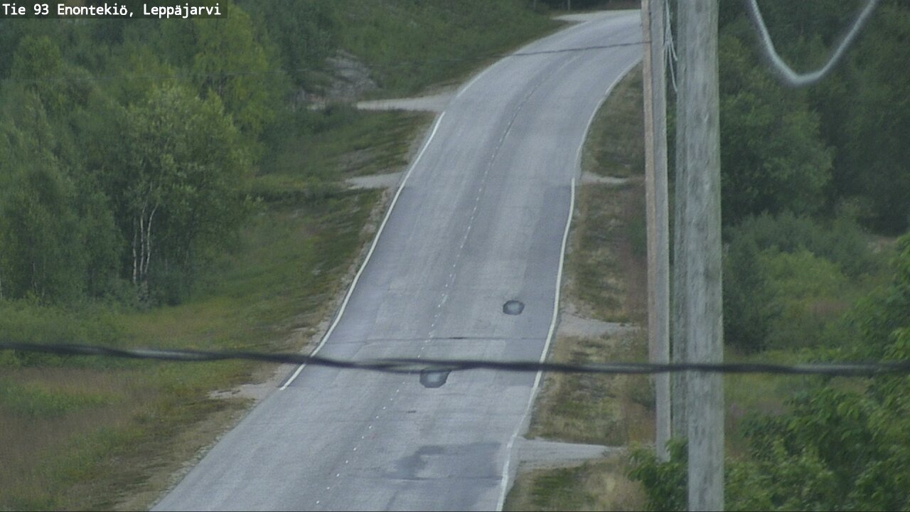 Weather Camera Image Road 93 Enontekiö, Leppäjärvi, Enontekiö, Lappi