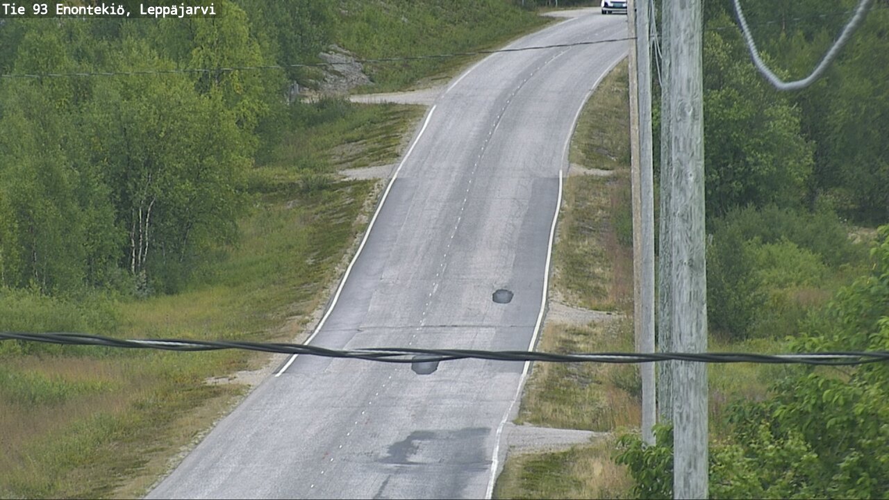 Weather Camera Image Road 93 Enontekiö, Leppäjärvi, Enontekiö, Lappi