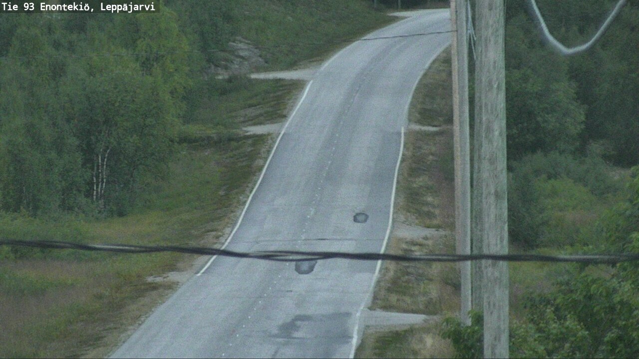 Weather Camera Image Road 93 Enontekiö, Leppäjärvi, Enontekiö, Lappi