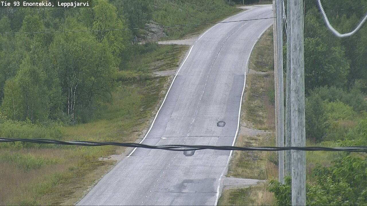 Weather Camera Image Road 93 Enontekiö, Leppäjärvi, Enontekiö, Lappi