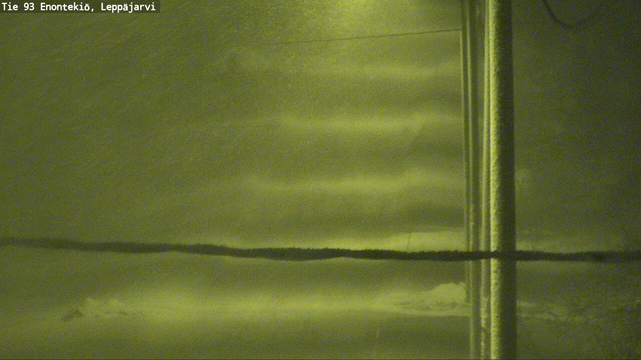 Weather Camera Image Väg 93 Enontekis, Leppäjärvi, Enontekiö, Lappi