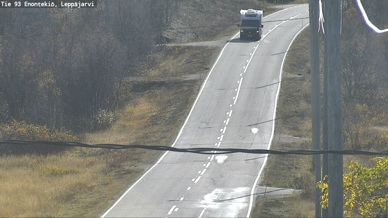 Weather Camera Image Road 93 Enontekiö, Leppäjärvi, Enontekiö, Lappi