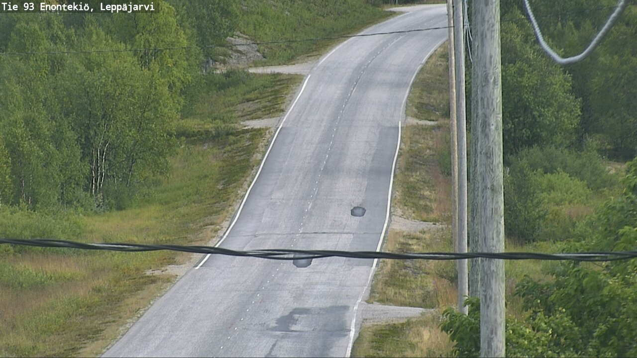 Weather Camera Image Road 93 Enontekiö, Leppäjärvi, Enontekiö, Lappi