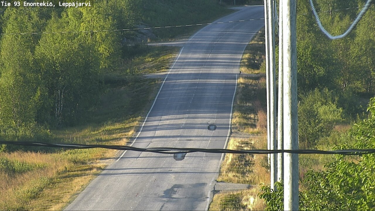 Weather Camera Image Road 93 Enontekiö, Leppäjärvi, Enontekiö, Lappi