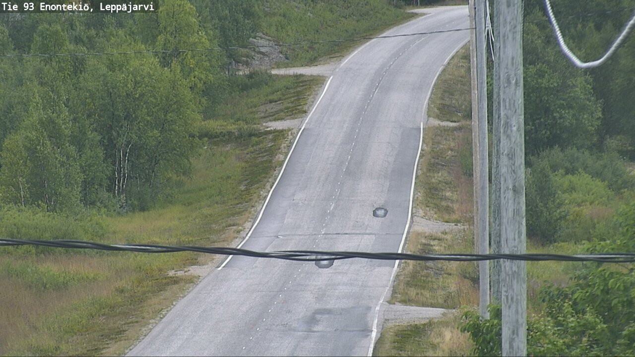 Weather Camera Image Road 93 Enontekiö, Leppäjärvi, Enontekiö, Lappi