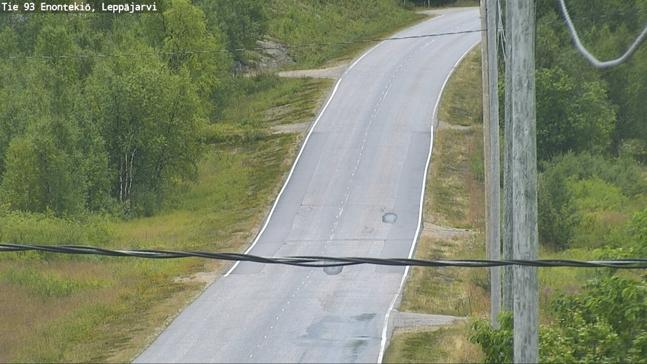 Weather Camera Image Road 93 Enontekiö, Leppäjärvi, Enontekiö, Lappi