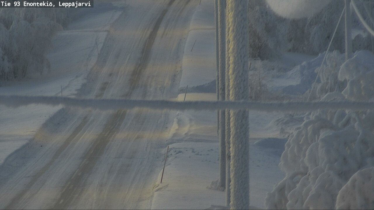 Kelikamerat Kuva Tie 93 Enontekiö, Leppäjärvi, Enontekiö, Lappi