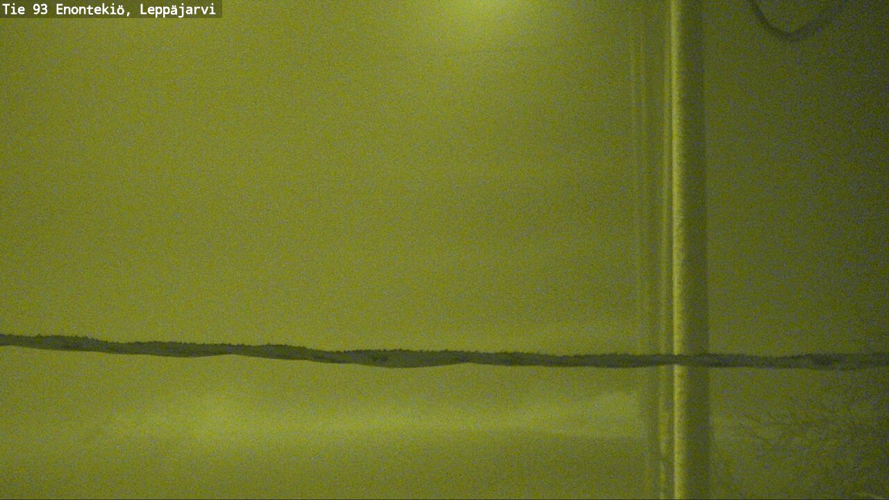 Weather Camera Image Väg 93 Enontekis, Leppäjärvi, Enontekiö, Lappi