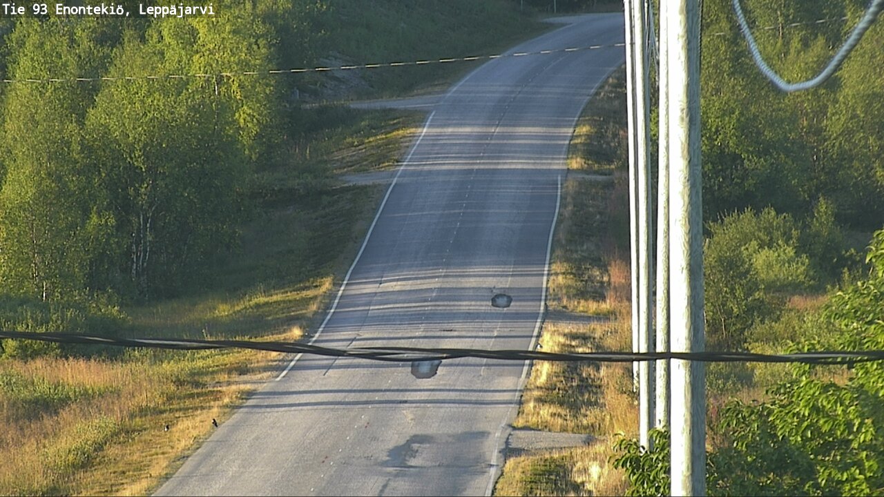 Weather Camera Image Road 93 Enontekiö, Leppäjärvi, Enontekiö, Lappi