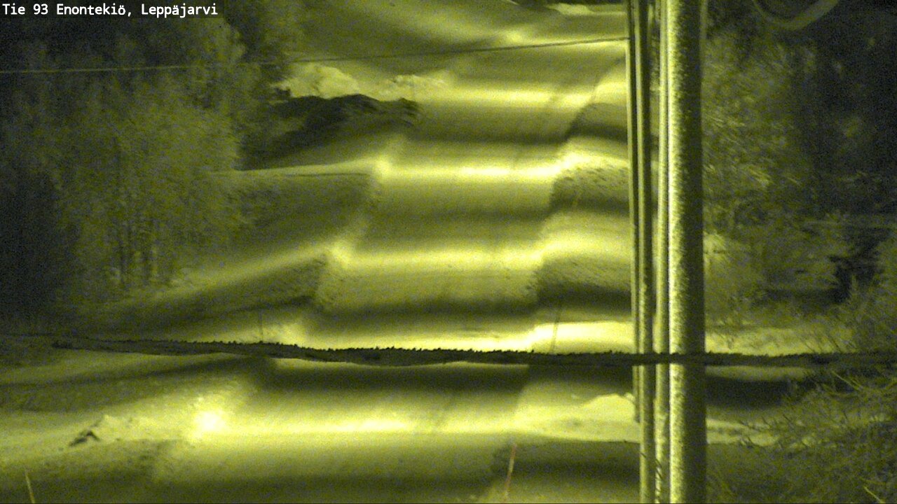 Weather Camera Image Väg 93 Enontekis, Leppäjärvi, Enontekiö, Lappi