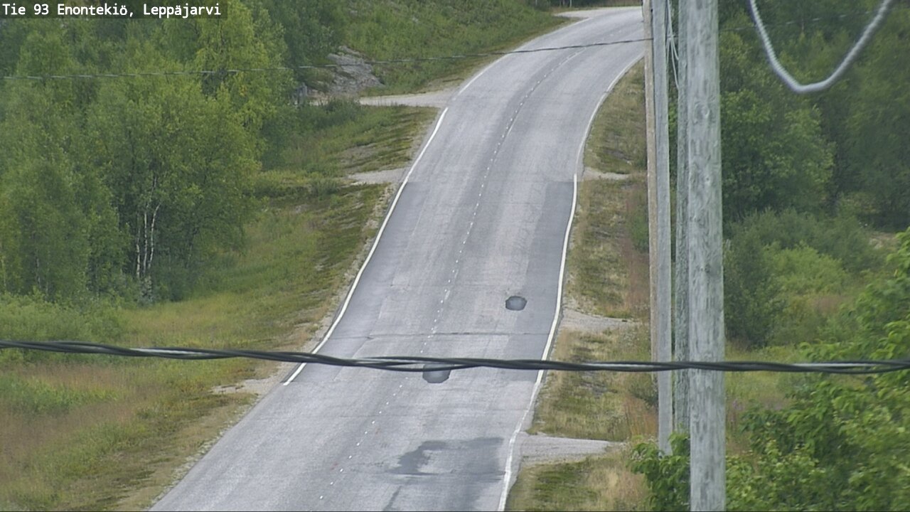 Weather Camera Image Road 93 Enontekiö, Leppäjärvi, Enontekiö, Lappi
