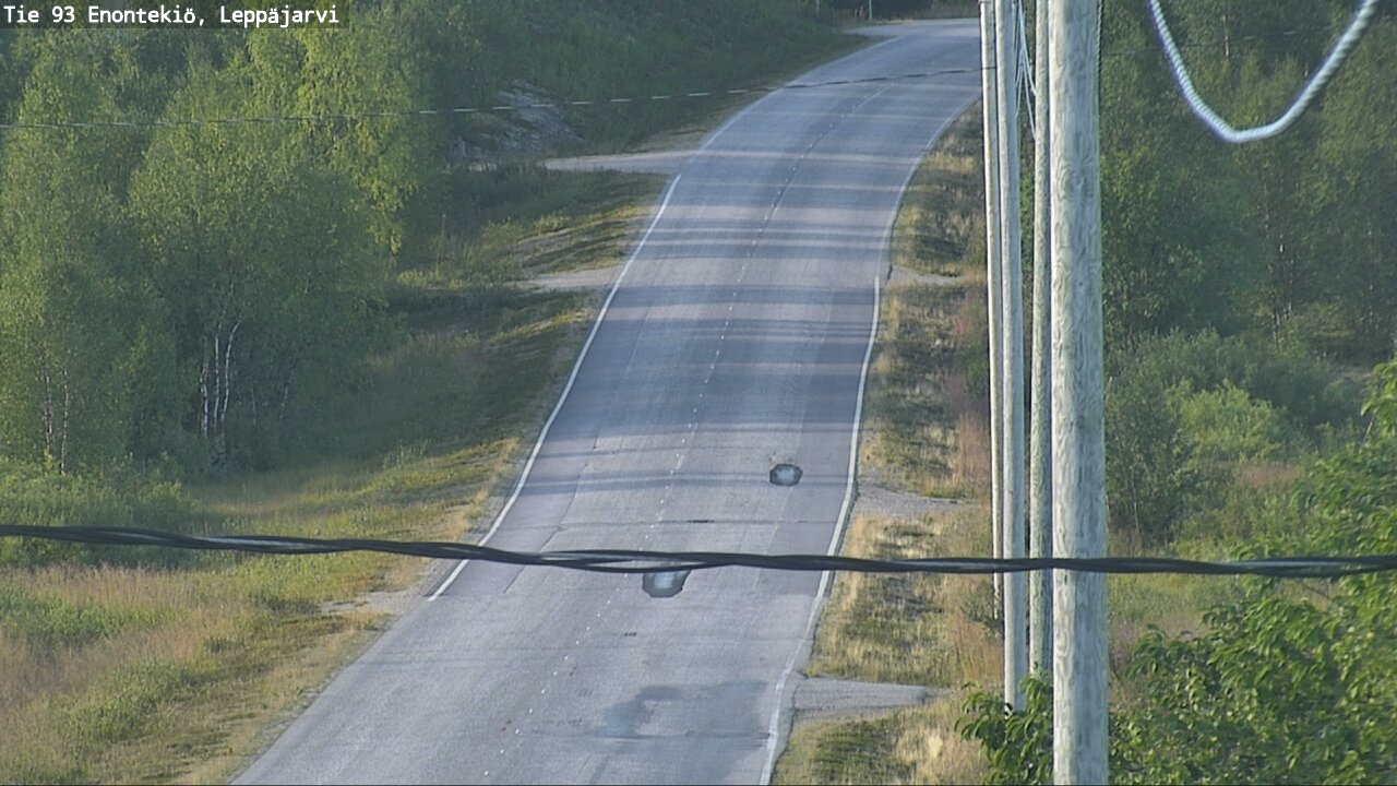 Weather Camera Image Road 93 Enontekiö, Leppäjärvi, Enontekiö, Lappi