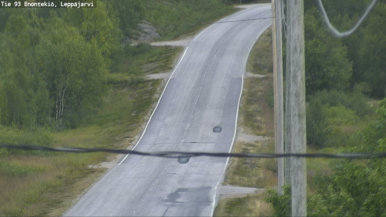 Weather Camera Image Road 93 Enontekiö, Leppäjärvi, Enontekiö, Lappi