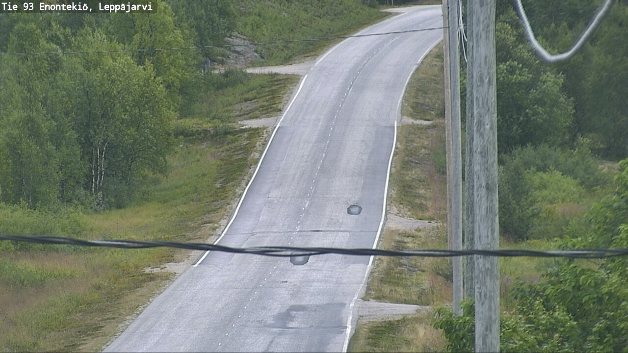 Weather Camera Image Road 93 Enontekiö, Leppäjärvi, Enontekiö, Lappi